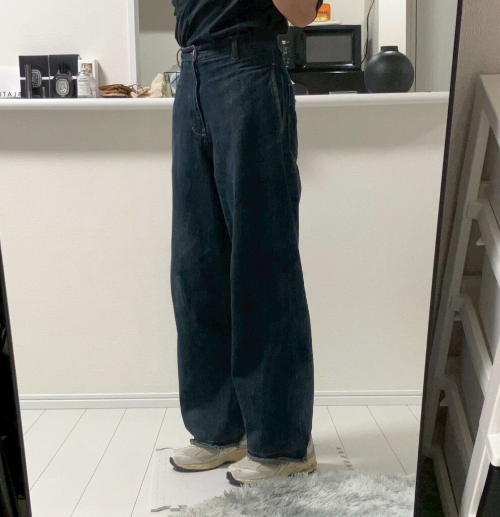 soerteのデニムワイドパンツ