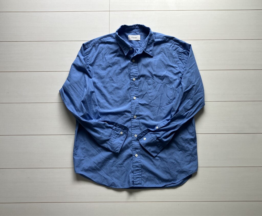 Ernie Paloのブルーシャツ