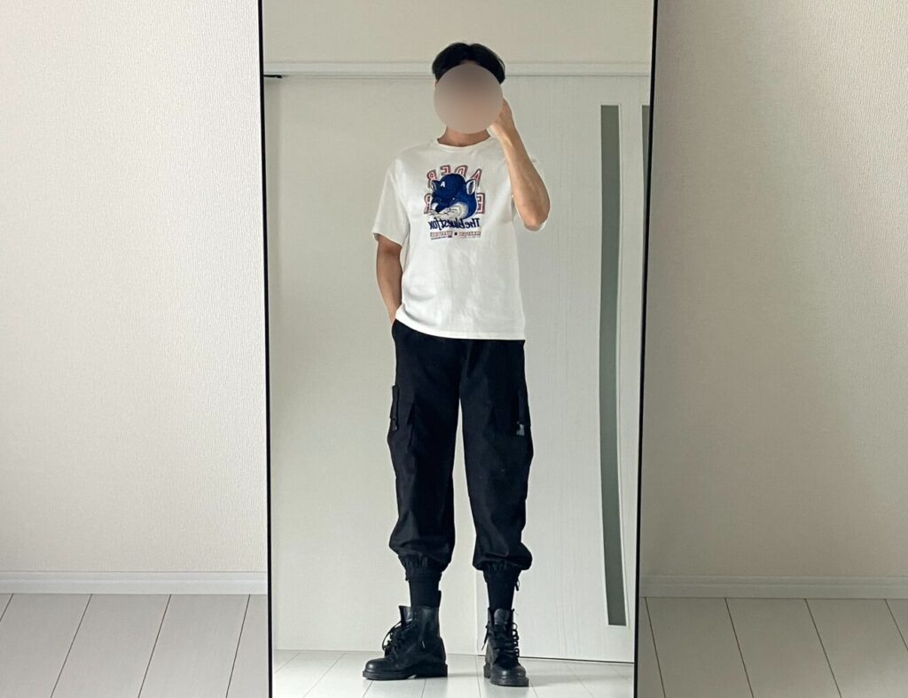 カーゴパンツのコーデ１