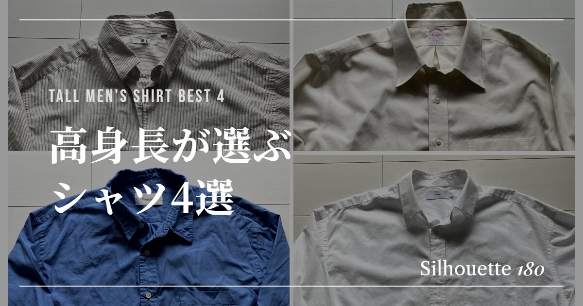 シャツ４つの襟もとを使ったアイキャッツ画像