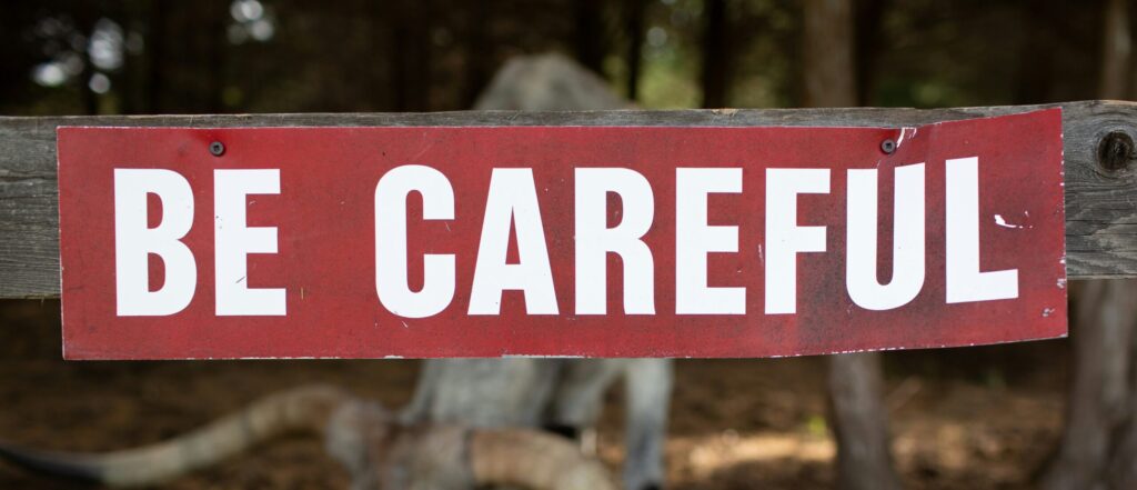 注意を促す画像