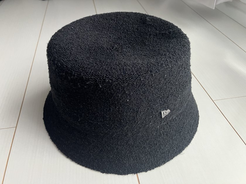 NEW ERA バケット01 Tropical Hat ベーシックブラックの全体像