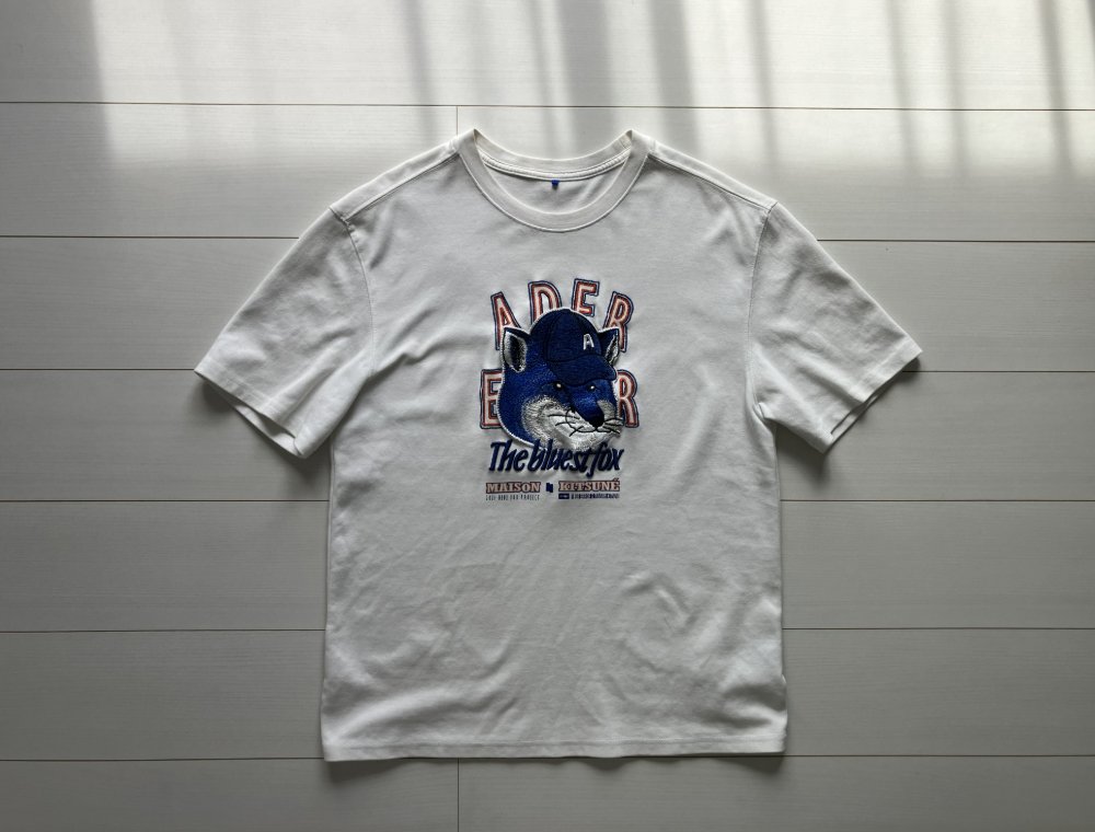 ADER ERROR 白刺繍T