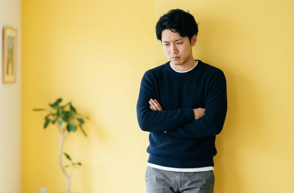 どちらか迷っている男性