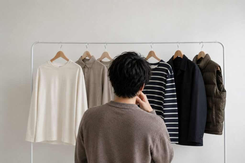 秋は服が多くて難しい