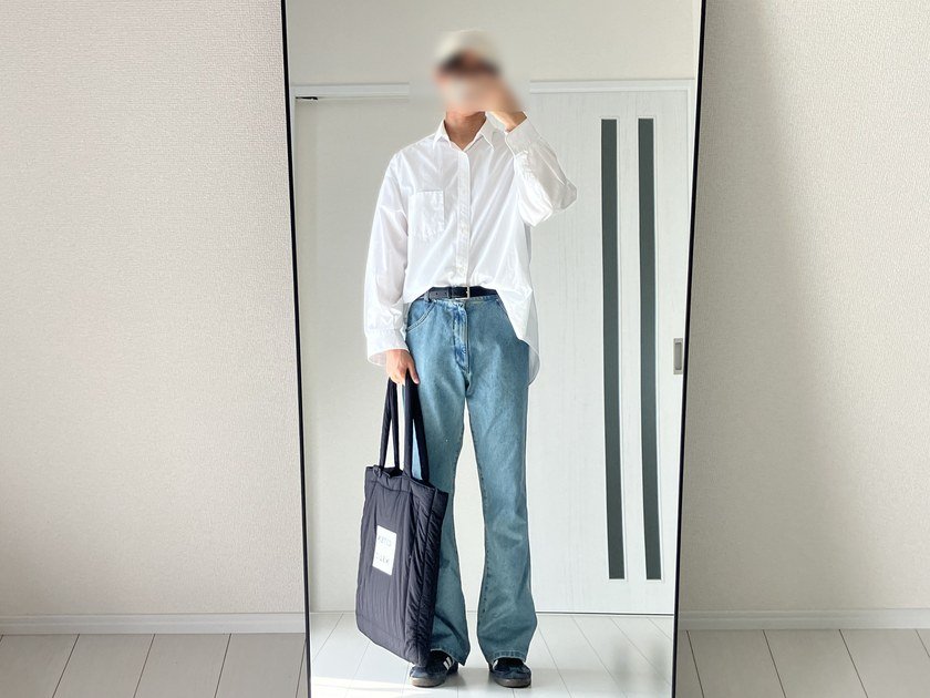 シルエットの良いシャツ