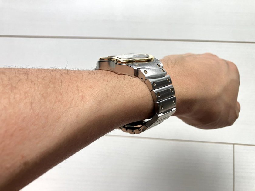 1コマ戻して3コマ詰めに調整した後の着用感